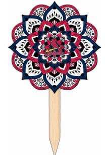 St Louis Cardinals Mandala Yard Sign - Red