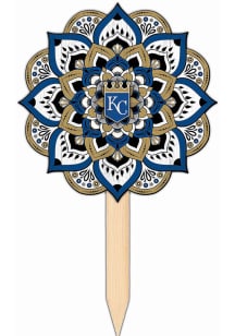 Kansas City Royals Mandala Yard Sign - Blue