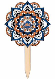New York Mets Mandala Yard Sign - Blue