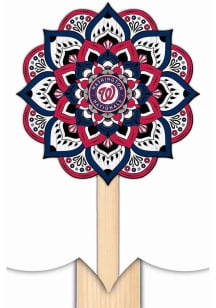 Washington Nationals Mandala Yard Sign - Red