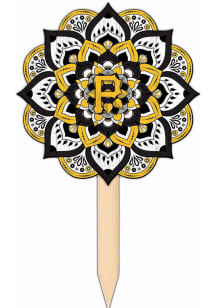Pittsburgh Pirates Mandala Yard Sign - Black
