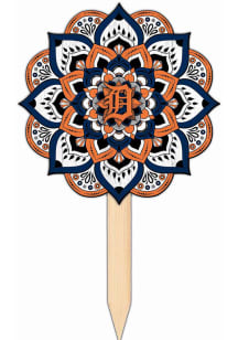 Detroit Tigers Mandala Yard Sign - Navy Blue
