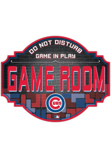 Chicago Cubs 12 Inch Game Room Tavern Sign - Blue
