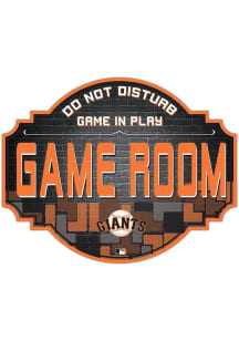 San Francisco Giants 12 Inch Game Room Tavern Sign - Orange