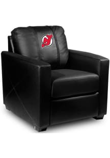 New Jersey Devils Faux Leather Club Desk Chair - Black