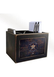 Houston Astros Distressed Desktop Organizer Desk Accessory