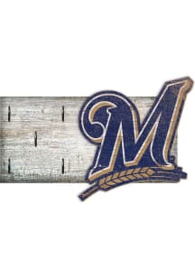 Milwaukee Brewers Key Holder Sign - Navy Blue