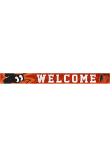 Baltimore Orioles Welcome Strip Sign - Orange