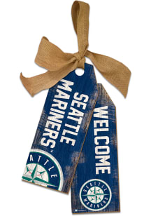 Seattle Mariners Team Tags Sign - Navy Blue