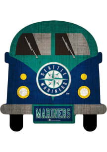 Seattle Mariners Team Bus Sign - Navy Blue