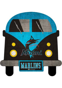 Miami Marlins Team Bus Sign - Blue