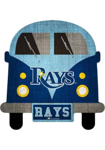 Tampa Bay Rays Team Bus Sign - Blue