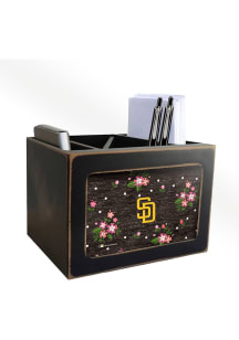 San Diego Padres Floral Desktop Organizer Desk Accessory