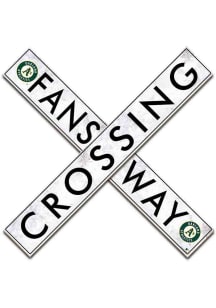 Oakland Athletics 48 Inch Fans Way Crossing Wall Art - Green