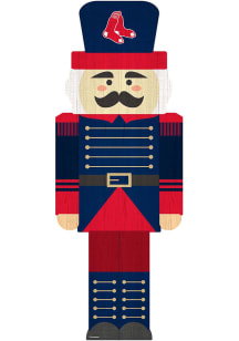 Boston Red Sox 31 Inch Nutcracker Leaner Sign - Red