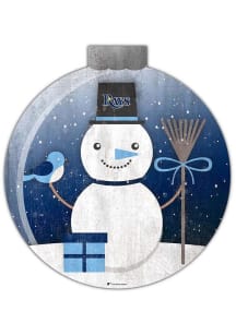 Tampa Bay Rays Snowglobe 12 Inch Sign - Navy Blue