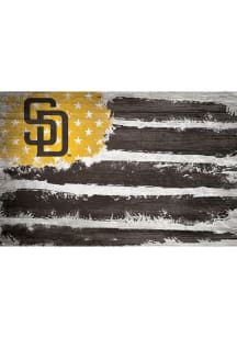 San Diego Padres Flag 17x26 Sign - Brown