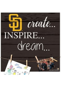 San Diego Padres Create Inspire Dream Sign - Brown