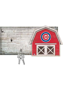 Chicago Cubs Team Barn Key Holder Sign - Blue