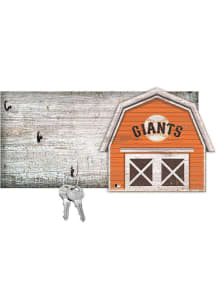 San Francisco Giants Team Barn Key Holder Sign - Orange