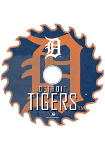 Detroit Tigers Rust Circular Saw Sign - Navy Blue