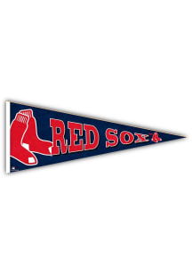 Boston Red Sox Wood Pennant Sign - Red