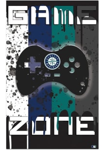 Seattle Mariners Grunge Game Zone Sign - Navy Blue