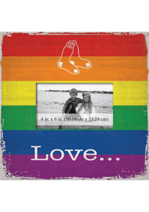 Boston Red Sox Love Pride Picture Frame - Red