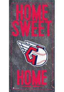 Cleveland Guardians Home Sweet Home Sign - Red