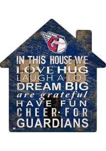 Cleveland Guardians 12 inch House Sign - Red