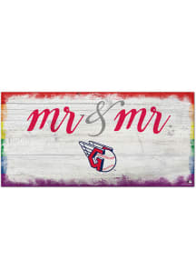 Cleveland Guardians Mr and Mr Sign - Red