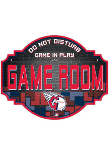 Cleveland Guardians 12 Inch Game Room Tavern Sign - Red