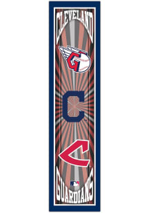 Cleveland Guardians Throwback Sign - Red
