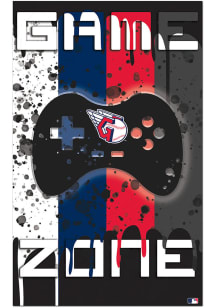 Cleveland Guardians Grunge Game Zone Sign - Red