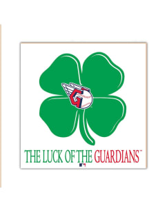 Cleveland Guardians Luck of the Team Sign - Red