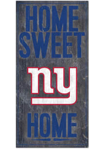 New York Giants Home Sweet Home Sign - Blue