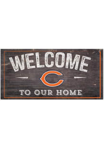 Chicago Bears Welcome Sign - Navy Blue