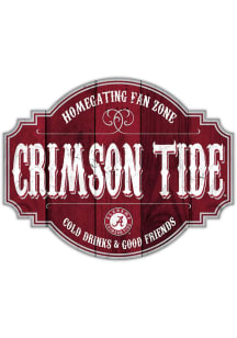 Alabama Crimson Tide 12 Inch Homegating Tavern Sign - Red