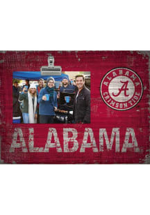 Alabama Crimson Tide Team Clip Picture Frame - Red
