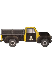 Appalachian State Mountaineers 15 Inch Truck Sign - Black