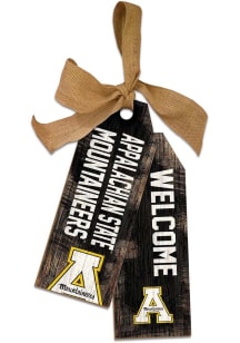 Appalachian State Mountaineers Team Tags Sign - Black