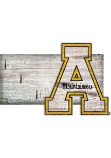 Appalachian State Mountaineers Key Holder Sign - Black