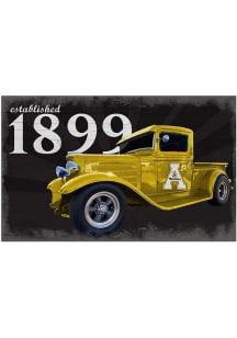Appalachian State Mountaineers Established Truck Sign - Black
