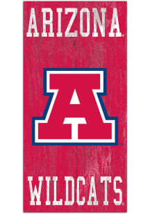 Arizona Wildcats Heritage Logo 6x12 Sign - Blue