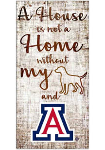 Arizona Wildcats A House is not a Home Sign - Blue