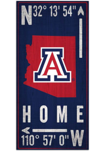Arizona Wildcats Coordinate Sign - Blue