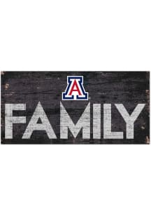 Arizona Wildcats Family 6x12 Sign - Blue