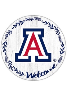 Arizona Wildcats Welcome Circle Sign - Blue