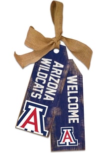 Arizona Wildcats Team Tags Sign - Blue