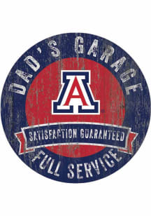Arizona Wildcats Dads Garage Sign - Blue